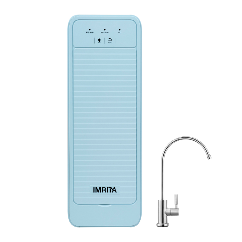 Sistema Tankless di plastica del filtro da acqua del RO, sistema bevente del depuratore di acqua 0.0001micron