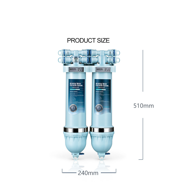 2 fase Multiscene con il sistema 240x115x510mm del depuratore di acqua del lavandino