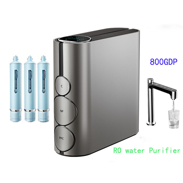 Sistema di filtraggio Ro Silver Finish 0.0001 Micron Filtration Accuracy
