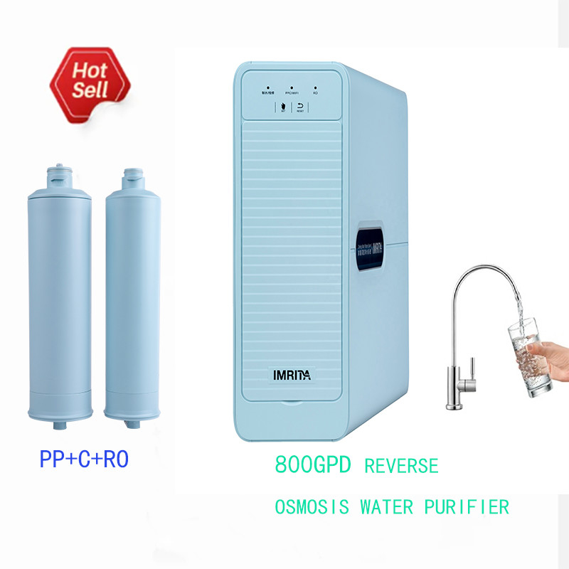 Sistema di filtraggio a domicilio 800GPD per acqua sana e pura