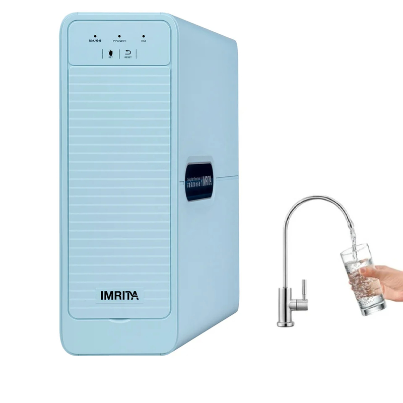 800GPD Filtro per l'acqua potabile a osmosi inversa con filtri di carbonio ricchi di PPC/stronzio