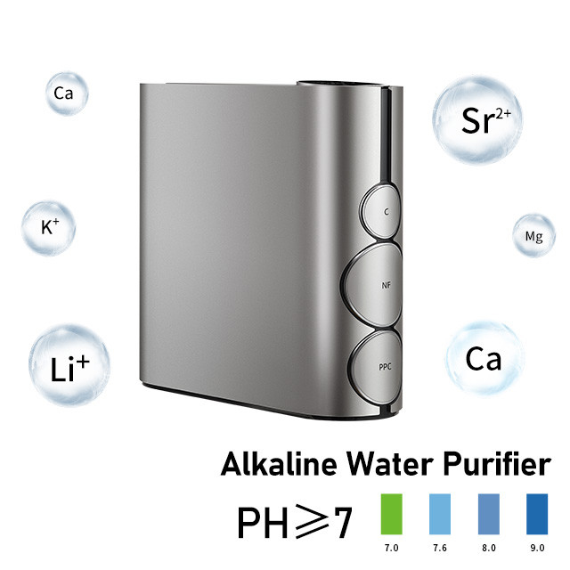 Sistema di osmosi inversa a 5 fasi filtro dell'acqua 800GDP Purificatore di acqua senza serbatoio per la casa