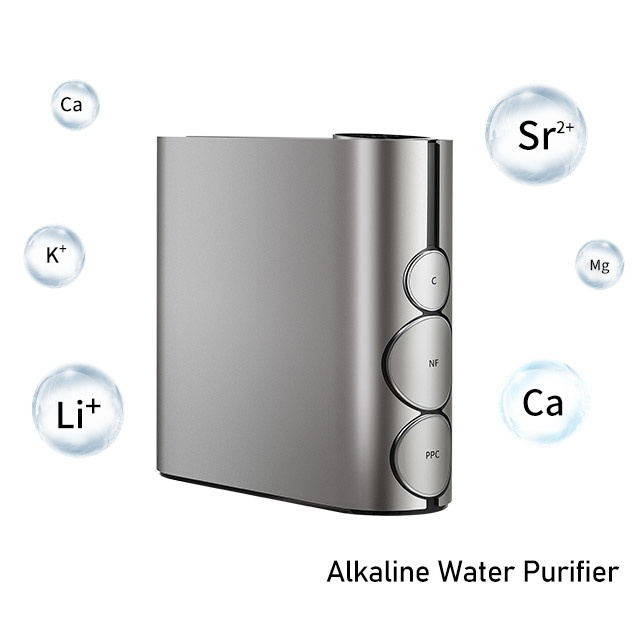 Acciaio inossidabile 5 stadi filtro per l'acqua alcalina 800GDP RO sistema depuratore di acqua senza serbatoio per la casa