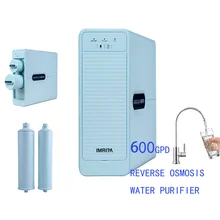 IMRITA Hot Selling Under Sink Reverse Osmosis Water Filter Machine Tankless 600GDP Ro System Purificatore d'acqua