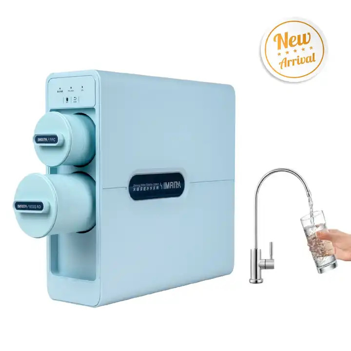 IMRITA Hot Selling Under Sink Reverse Osmosis Water Filter Machine Tankless 600GDP Ro System Purificatore d'acqua